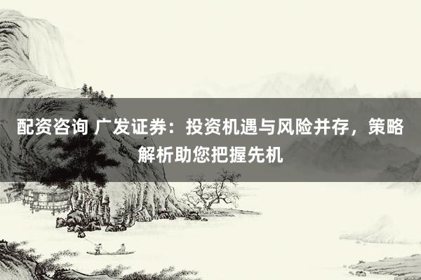 配资咨询 广发证券：投资机遇与风险并存，策略解析助您把握先机