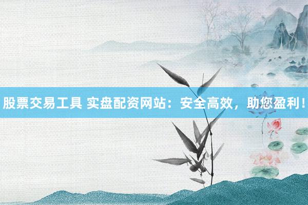 股票交易工具 实盘配资网站：安全高效，助您盈利！