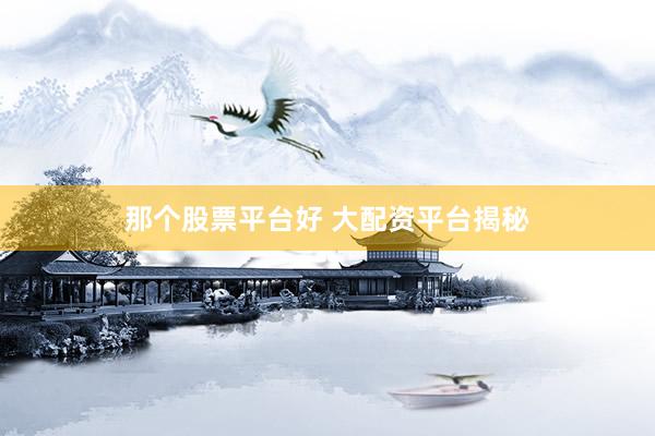 那个股票平台好 大配资平台揭秘