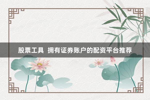 股票工具 拥有证券账户的配资平台推荐